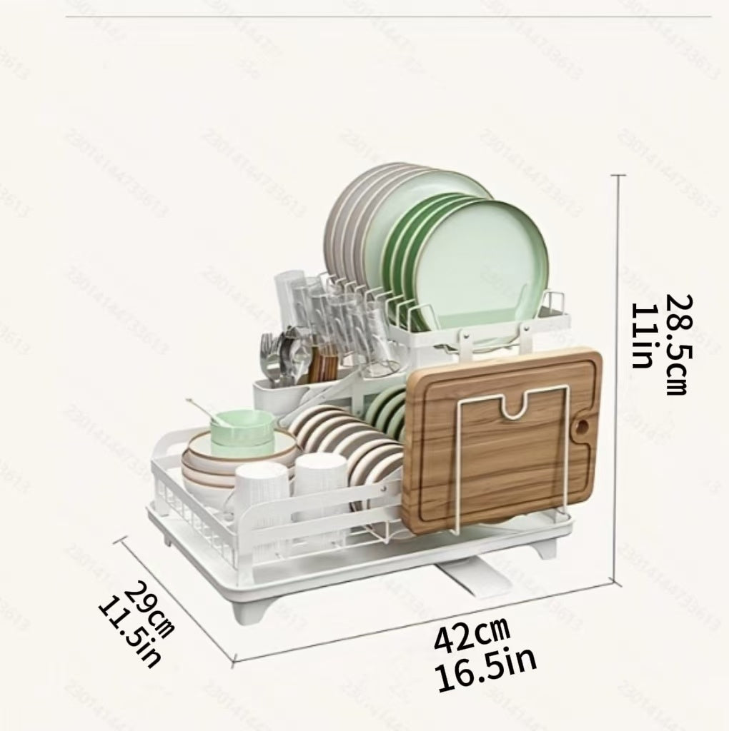 Collapsible All - in - One Kitchen Dish Rack