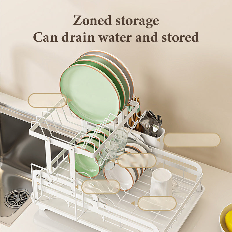 Collapsible All - in - One Kitchen Dish Rack