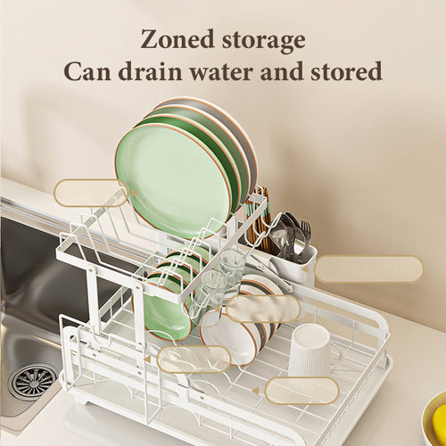 Collapsible All - in - One Kitchen Dish Rack