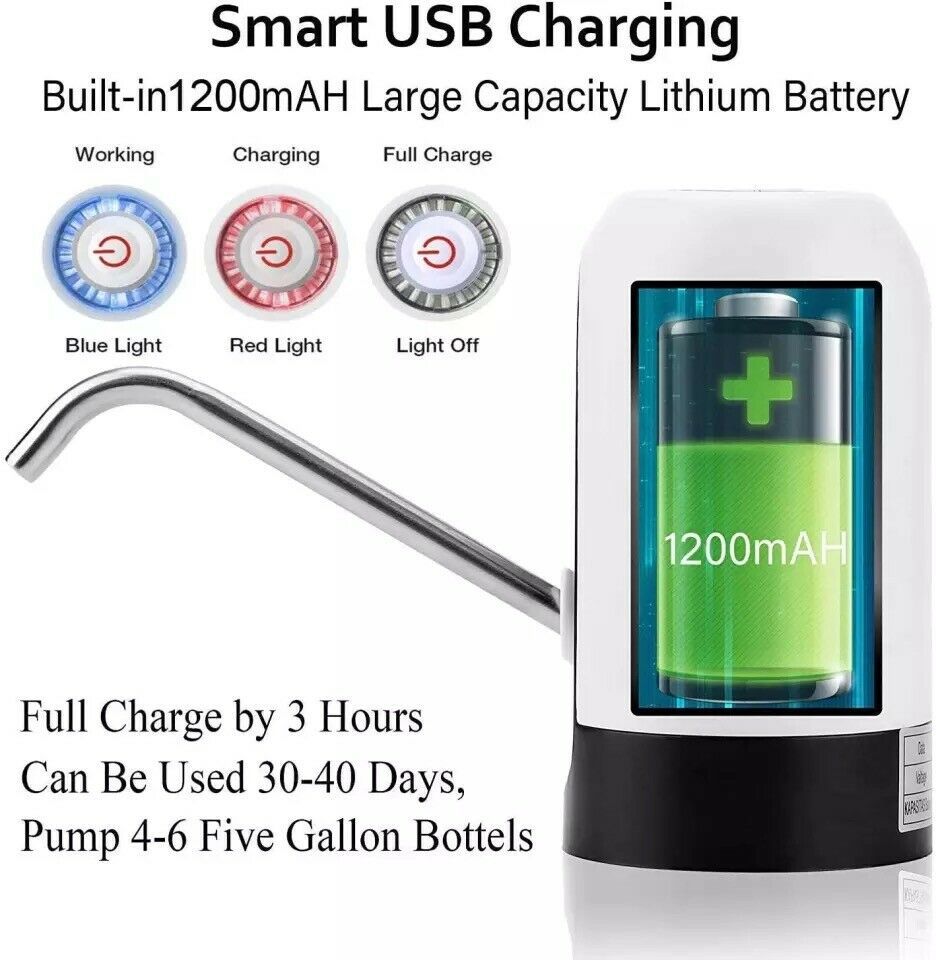 5 Gallon USB Automatic Universal Water Bottle Electric Dispenser