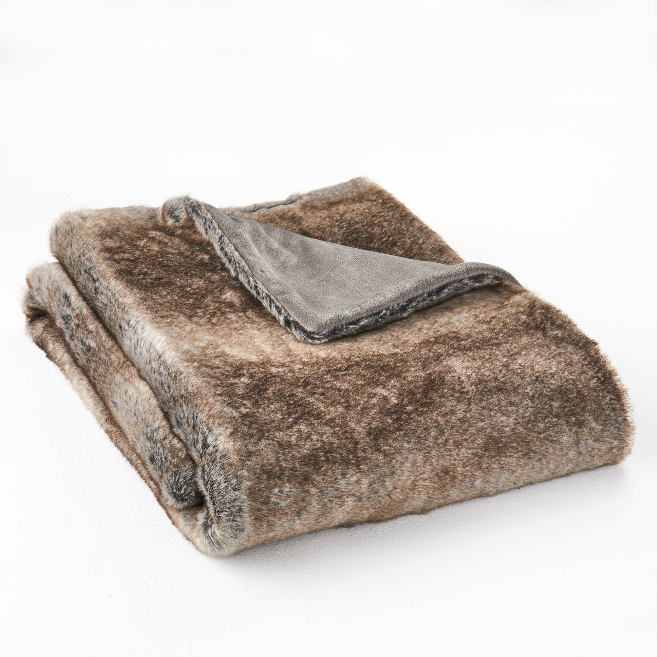 Luxury 50"x60" Faux Fur Throw Blanket for Home Decor